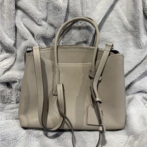 Kate Spade Gray Leather Shoulder Bag